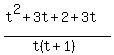 %28t%5E2%2B3t%2B2%2B3t%29%2F%28t%28t%2B1%29%29