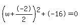 %28w%2B-2%2F2%29%5E2+%2B+-16+=+0