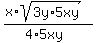 %28x%2Asqrt%283y%2A5xy%29%29%2F%284%2A5xy%29