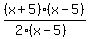 %28x%2B+5%29%28x+-+5%29%2F%282%28x-5%29%29