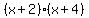 %28x%2B2%29%28x%2B4%29
