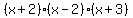%28x%2B2%29%28x-2%29%28x%2B3%29