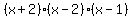 %28x%2B2%29%28x-2%29%28x-1%29