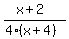 %28x%2B2%29%2F%284%28x%2B4%29%29