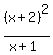 %28x%2B2%29%5E2%2F%28x%2B1%29