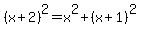 (x+2)^2=x^2+(x+1)^2