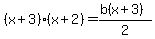 %28x%2B3%29%28x%2B2%29=%28b%28x%2B3%29%29%2F2