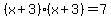 %28x%2B3%29%28x%2B3%29+=+7