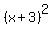 (x+3)^2