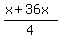 %28x%2B36x%29%2F4