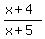 %28x%2B4%29%2F%28x%2B5%29
