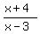 %28x%2B4%29%2F%28x-3%29