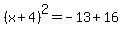 %28x%2B4%29%5E2=-13%2B16