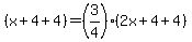 %28x%2B4%2B4%29=%283%2F4%29%282x%2B4%2B4%29