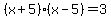 %28x%2B5%29%28x-5%29=3