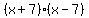 %28x%2B7%29%28x-7%29