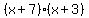%28x%2B7%29%2A%28x%2B3%29