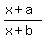%28x%2Ba%29%2F%28x%2Bb%29