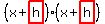 %28x%2Bhighlight%28h%29%29%28x%2Bhighlight%28h%29%29