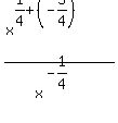 %28x%5E%281%2F4%2B%28-5%2F4%29%29%29+%2F+x%5E%28-1%2F4%29
