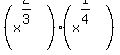 %28x%5E%282%2F3%29%29%2A%28x%5E%281%2F4%29%29