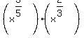 %28x%5E%283%2F5%29%29%28x%5E%282%2F3%29%29