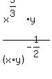 %28x%5E%285%2F3%29%2Ay%29%2F%28x%2Ay%29%5E%28-1%2F2%29