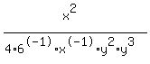%28x%5E2%29%2F%284%2A6%5E-1%2Ax%5E-1%2Ay%5E2%2Ay%5E3%29
