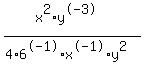 %28x%5E2%2Ay%5E-3%29%2F%284%2A6%5E-1%2Ax%5E-1%2Ay%5E2%29
