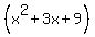 %28x%5E2+%2B+3x+%2B+9%29