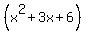 %28x%5E2+%2B3x+%2B6%29