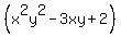 %28x%5E2y%5E2-3xy%2B2%29