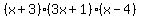 %28x+%2B+3%29%283x+%2B+1%29%28x+-+4%29