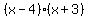 %28x+-4%29%28x%2B3%29
