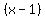 %28x-1%29