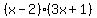 %28x-2%29%283x%2B1%29