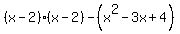 %28x-2%29%28x-2%29-%28x%5E2-3x%2B4%29