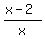 %28x-2%29%2Fx