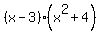 %28x-3%29%28x%5E2+%2B4%29+