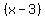 %28x-3%29