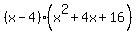 (x-4)(x^2+4x+16)