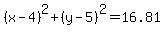 %28x-4%29%5E2%2B%28y-5%29%5E2=16.81