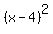 %28x-4%29%5E2