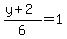 %28y%2B2%29%2F6=1