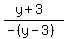 %28y%2B3%29%2F%28-%28y-3%29%29