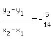 %28y%5B2%5D-y%5B1%5D%29%2F%28x%5B2%5D-x%5B1%5D%29+=+-5%2F14