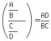 +%28%28%28A%29%2F%28B%29%29%2F%28%28C%29%2F%28D%29%29%29+=+AD%2FBC+