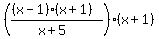 +%28%28%28x-1%29%28x%2B1%29%29%2F%28x%2B5%29%29%28x%2B1%29+