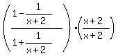 +%28%281-1%2F%28x%2B2%29%29+%2F+%281%2B1%2F%28x%2B2%29%29%29%28%28x%2B2%29%2F%28x%2B2%29%29+