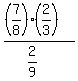 +%28%287%2F8%29+%2A+%282%2F3%29%29%2F++%282%2F9%29+